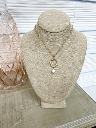 Mother of Pearl Chain Necklace - Bray and Em Boutique
