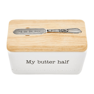 Mud Pie My Butter Half Butter Dish - Bray and Em Boutique