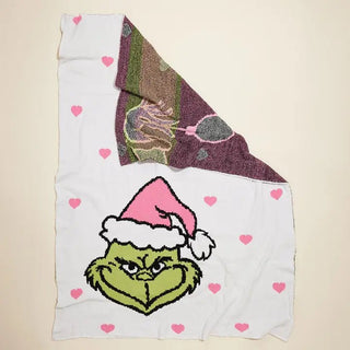 Multi Heart Grinch Blanket - Bray and Em Boutique