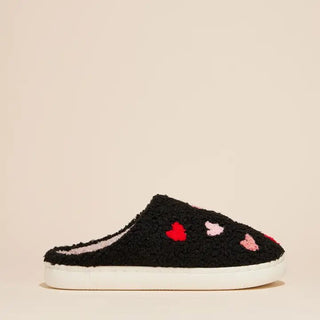 Multi Hearts Comfy Slippers - Bray and Em Boutique