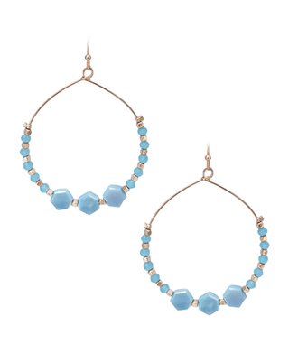 Multi Stone Bead Earrings - Bray and Em Boutique
