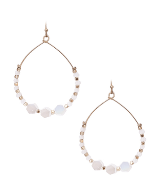 Multi Stone Bead Earrings - Bray and Em Boutique