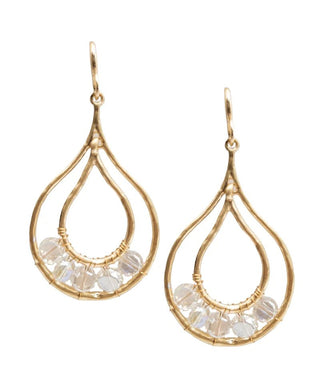 Multi Teardrop w/ Crystal Beads Earring - Bray and Em Boutique