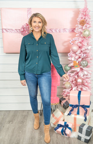 My Greatest Gift Blouse - Bray and Em Boutique