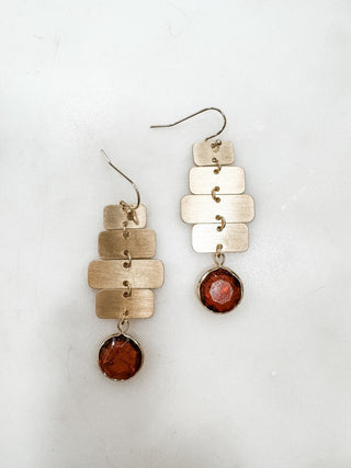 National Treasure Drop Jeweled Earrings - Bray and Em Boutique