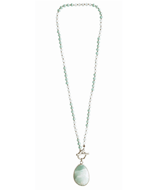 Natural Stone Toggle Necklace - Bray and Em Boutique