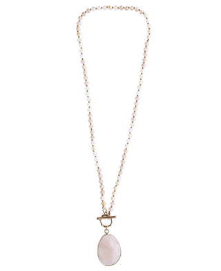 Natural Stone Toggle Necklace - Bray and Em Boutique