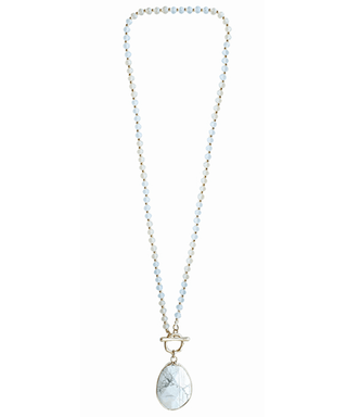 Natural Stone Toggle Necklace - Bray and Em Boutique