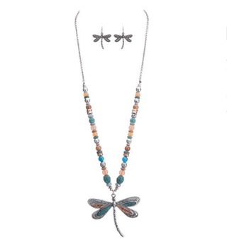 Nature Goddess Dragonfly Jewelry Set - Bray and Em Boutique