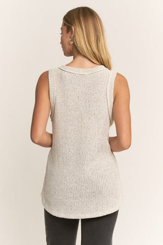 Neutral Necessity Sleeveless Knit Top - Bray and Em Boutique