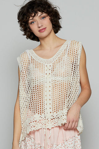 Never Crazy Crochet Top - Bray and Em Boutique