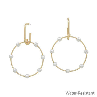 Next Night Out Beaded Hoop Earrings - Bray and Em Boutique