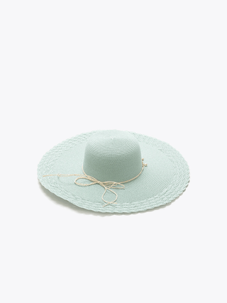 Nila Floppy Straw Hat With Charm Trim - Bray and Em Boutique