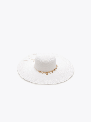 Nila Floppy Straw Hat With Charm Trim - Bray and Em Boutique