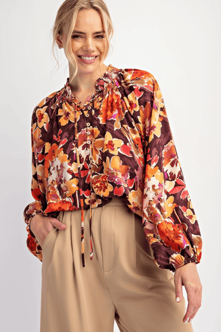 Nothing Like It Floral Blouse - Bray and Em Boutique