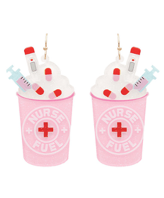 Nurse Acrylic Earrings - Bray and Em Boutique