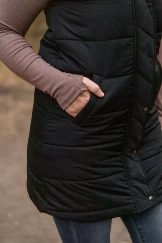 The Harlow Long Vest