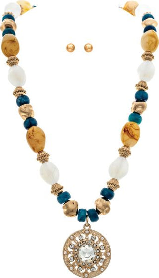 Ocean Heirloom Pendant Necklace Set - Bray and Em Boutique