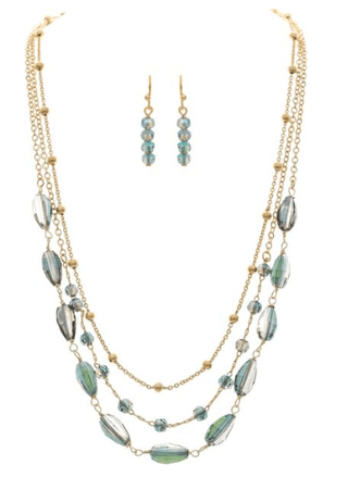Ocean Mist Layered Necklace Set - Bray and Em Boutique