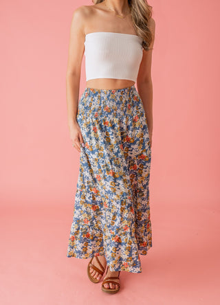 On My Mind Floral Skirt - Bray and Em Boutique