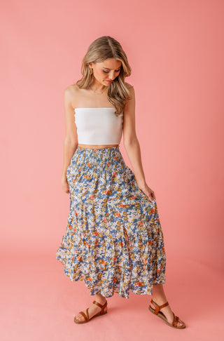 On My Mind Floral Skirt - Bray and Em Boutique