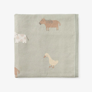 On The Farm Knit Blanket - Bray and Em Boutique