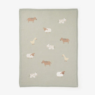 On The Farm Knit Blanket - Bray and Em Boutique
