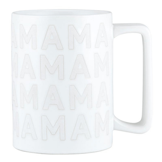 Organic Debossed Mug - MAMA - Bray and Em Boutique