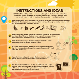 Outdoor Discovery Solar Print Activity - Bray and Em Boutique