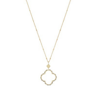Love And Romance Clover Necklace