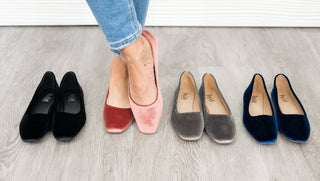Over It Ballerina Flat - Black Velvet - Bray and Em Boutique