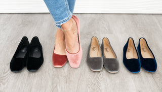 Over It Ballerina Flat - Sage Velvet - Bray and Em Boutique