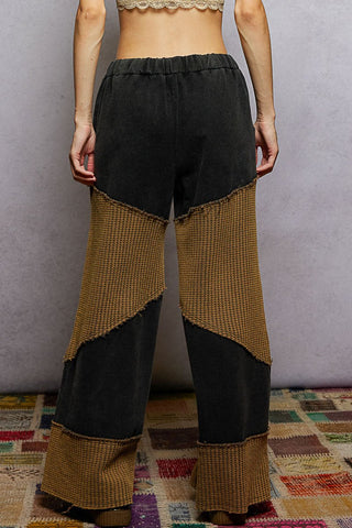 Patchwork Thermal Soul Pants - Bray and Em Boutique