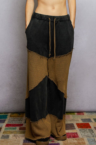 Patchwork Thermal Soul Pants - Bray and Em Boutique