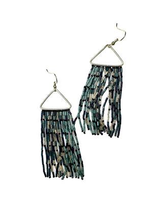 Patricia Mixed Luxe Bead Gradient Fringe Earrings - Bray and Em Boutique