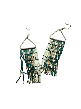 Patricia Mixed Luxe Bead Gradient Fringe Earrings - Bray and Em Boutique
