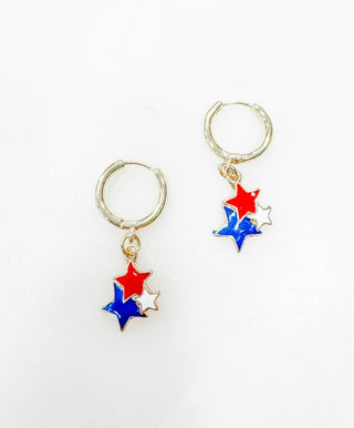 Patriotic Generation Star Earrings - Bray and Em Boutique