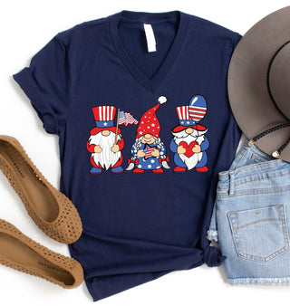 Patriotic Gnomes Graphic Tee - Bray and Em Boutique