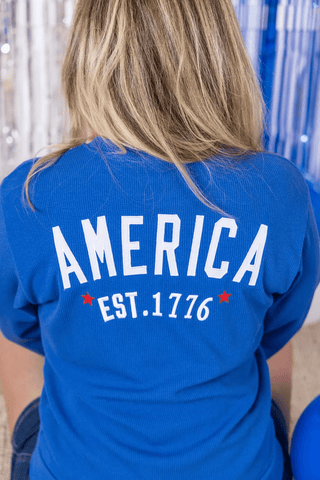 Patriotic Spirit Pullover Top - Bray and Em Boutique
