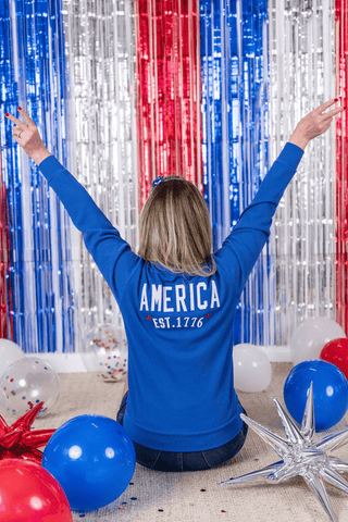Patriotic Spirit Pullover Top - Bray and Em Boutique