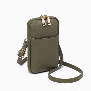 Payton Two-Compartment Crossbody Wallet | M2894 : Olive - Bray and Em Boutique