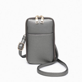 Payton Two-Compartment Crossbody Wallet | M2894 : Rich Brown - Bray and Em Boutique