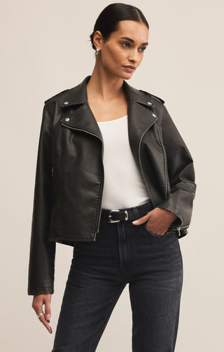 Z Supply Alchemy Moto Faux Leather Jacket