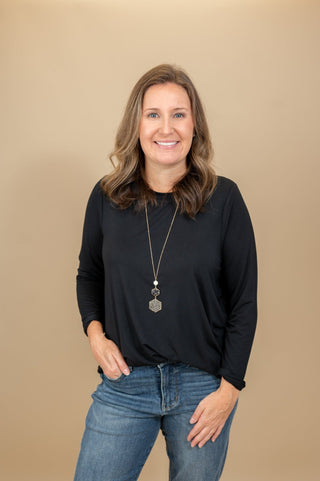 Perfect Base Crew Neck Top - Bray and Em Boutique