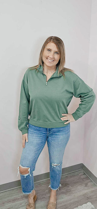 Perfect Stride Pullover Sweatshirt - Bray and Em Boutique