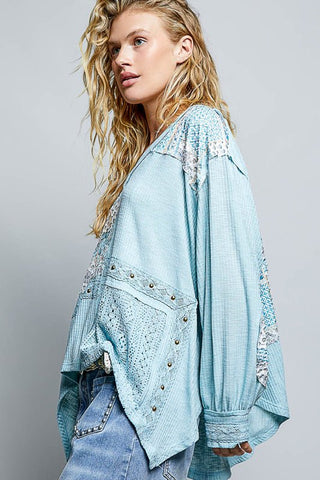 Petal Glam Print Top - Bray and Em Boutique