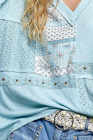 Petal Glam Print Top - Bray and Em Boutique