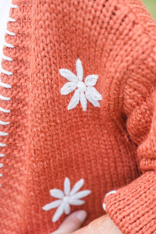 Petal Kiss Open Knit Cardigan - Bray and Em Boutique