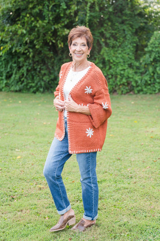 Petal Kiss Open Knit Cardigan - Bray and Em Boutique