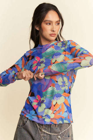 Petals Of Grace Floral Top - Bray and Em Boutique